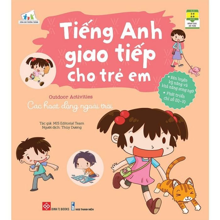Sách tiếng Anh giao tiếp cho bé chủ đề hoạt động ngoài trời
