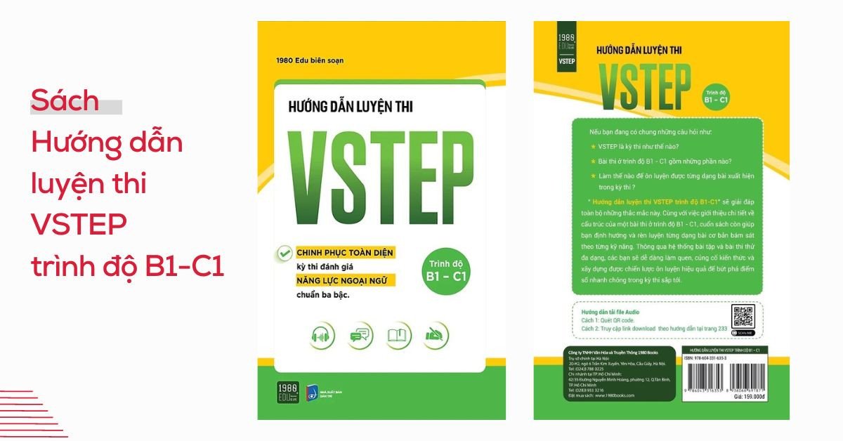 Sách VSTEP hướng dẫn luyện thi cho kỳ thi tiếng Anh B1-C1