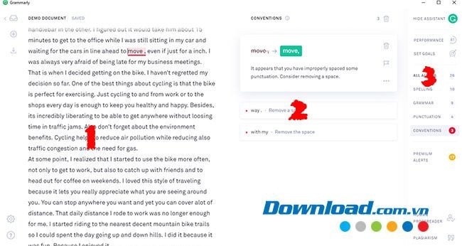 Sử dụng Grammarly để sửa lỗi chính tả