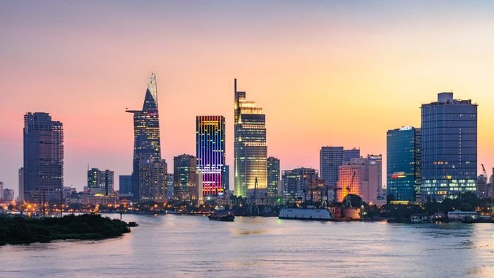 Thành phố Hồ Chí Minh nhìn từ trên cao, biểu tượng cho sự phát triển của Sài Gòn
