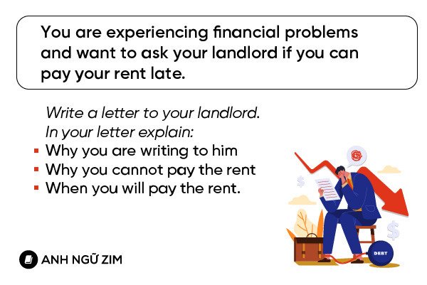 Thí sinh IELTS Writing Task 1 General dạng semi-formal luyện tập