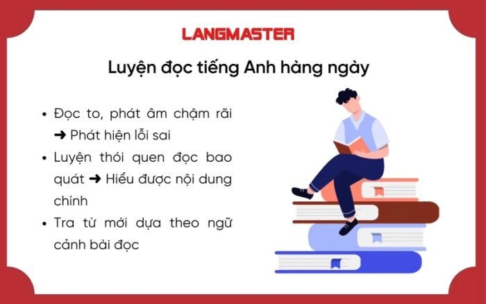 Thực hành đọc tiếng Anh giúp mở rộng từ vựng