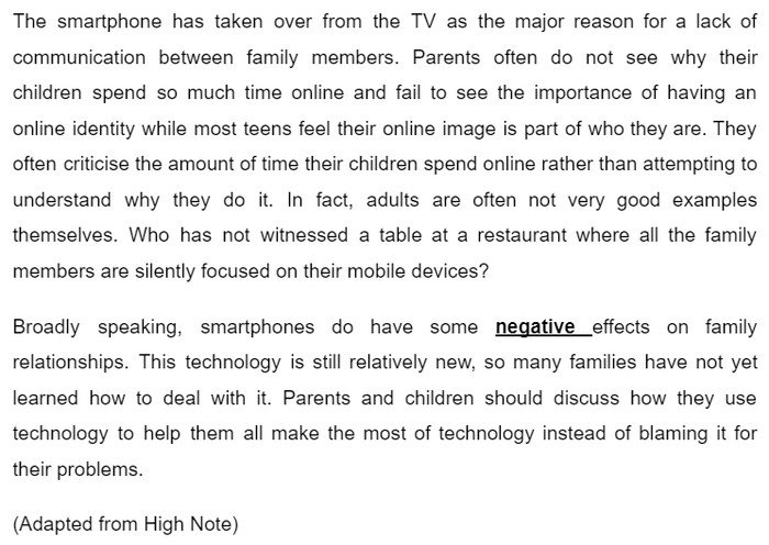 Tiếp nối đoạn văn luyện kỹ năng đọc hiểu tiếng Anh