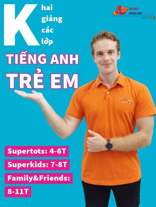 Trẻ em vui vẻ học tiếng Anh tại Trường Anh ngữ Nemo English, Bắc Từ Liêm