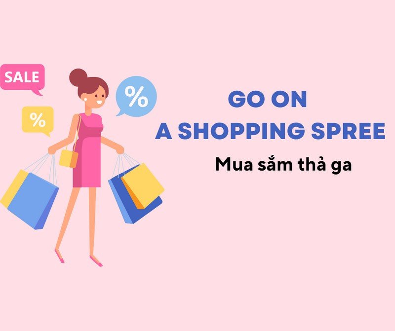 Ứng dụng idioms là gì vào các cụm từ mua sắm