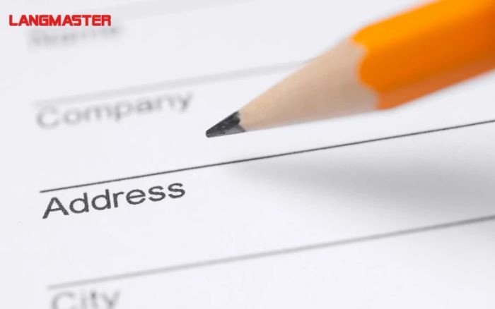 Ví dụ cách viết địa chỉ ấp xã huyện sang tiếng Anh