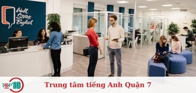 Wall Street English quận 7 với không gian học tiếng Anh hiện đại