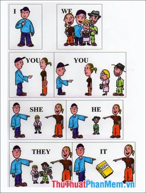 Ý nghĩa và vai trò của từng ngôi thứ trong ngữ pháp tiếng Anh.