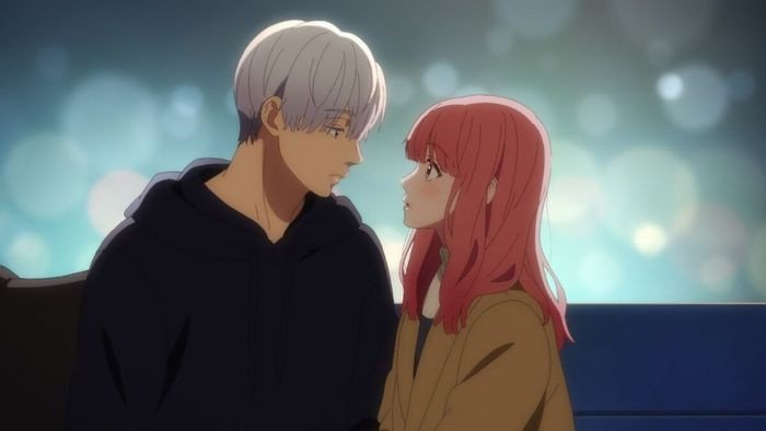 Yuki và Itsuomi trong A Sign of Affection lồng tiếng Anh, biểu tượng cho giao tiếp và tình yêu