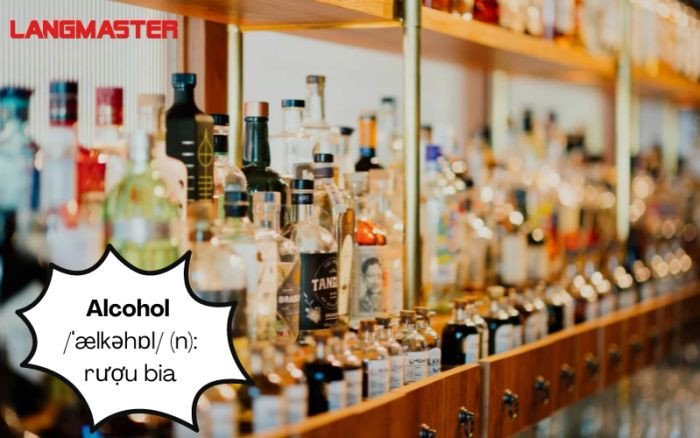 Các loại đồ uống trong từ vựng đồ ăn tiếng Anh