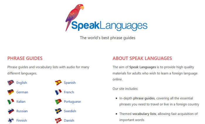 Học từ vựng tiếng Anh hiệu quả với Speakinglanguages